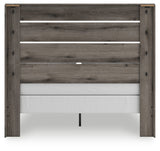 Graystorm Brown Gray Queen Panel Bed by Ashley at Eve Furniture