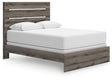 Graystorm Brown Gray Queen Panel Bed by Ashley at Eve Furniture