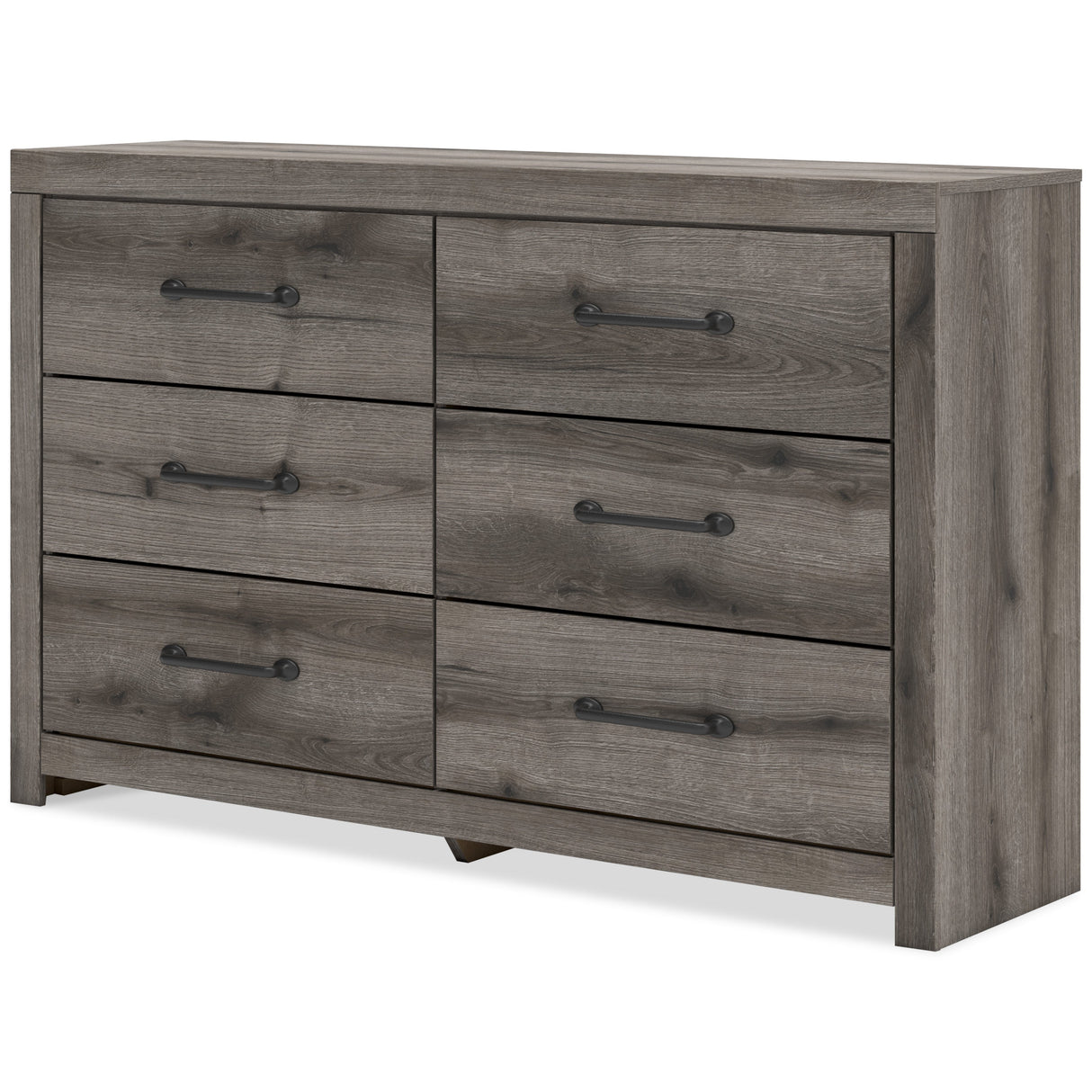 Graystorm Brown Gray Storage Panel Bedroom Set with 4 Side Drawers by Ashley at Eve Furniture