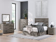 Graystorm Brown Gray Storage Panel Bedroom Set with 4 Side Drawers by Ashley at Eve Furniture