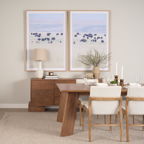 Grazing Herd (Set of 2) by Chad Mackay a Framed Photo Art Print Matted under Glass by Mercana at Eve Furniture