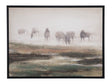 Grazing Stallions Green/Brown Canvas by Crestview at Eve Furniture