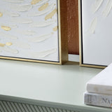 Great Escape White/Gold Canvas by Crestview at Eve Furniture