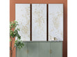 Great Escape White/Gold Canvas by Crestview at Eve Furniture