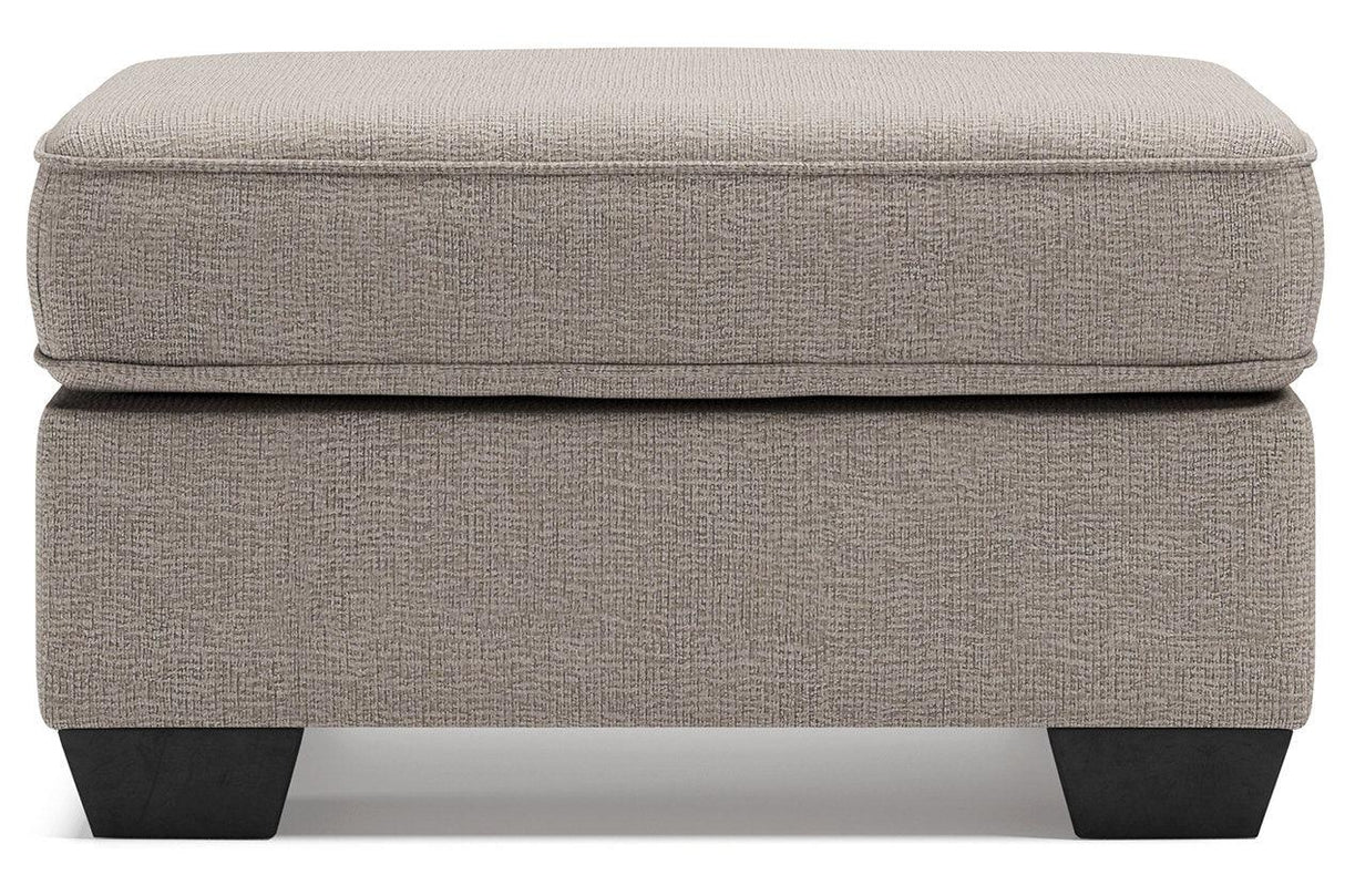 Greaves Stone Ottoman by Ashley at Eve Furniture