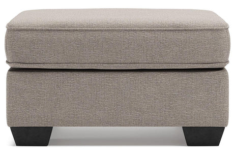 Greaves Stone Ottoman by Ashley at Eve Furniture