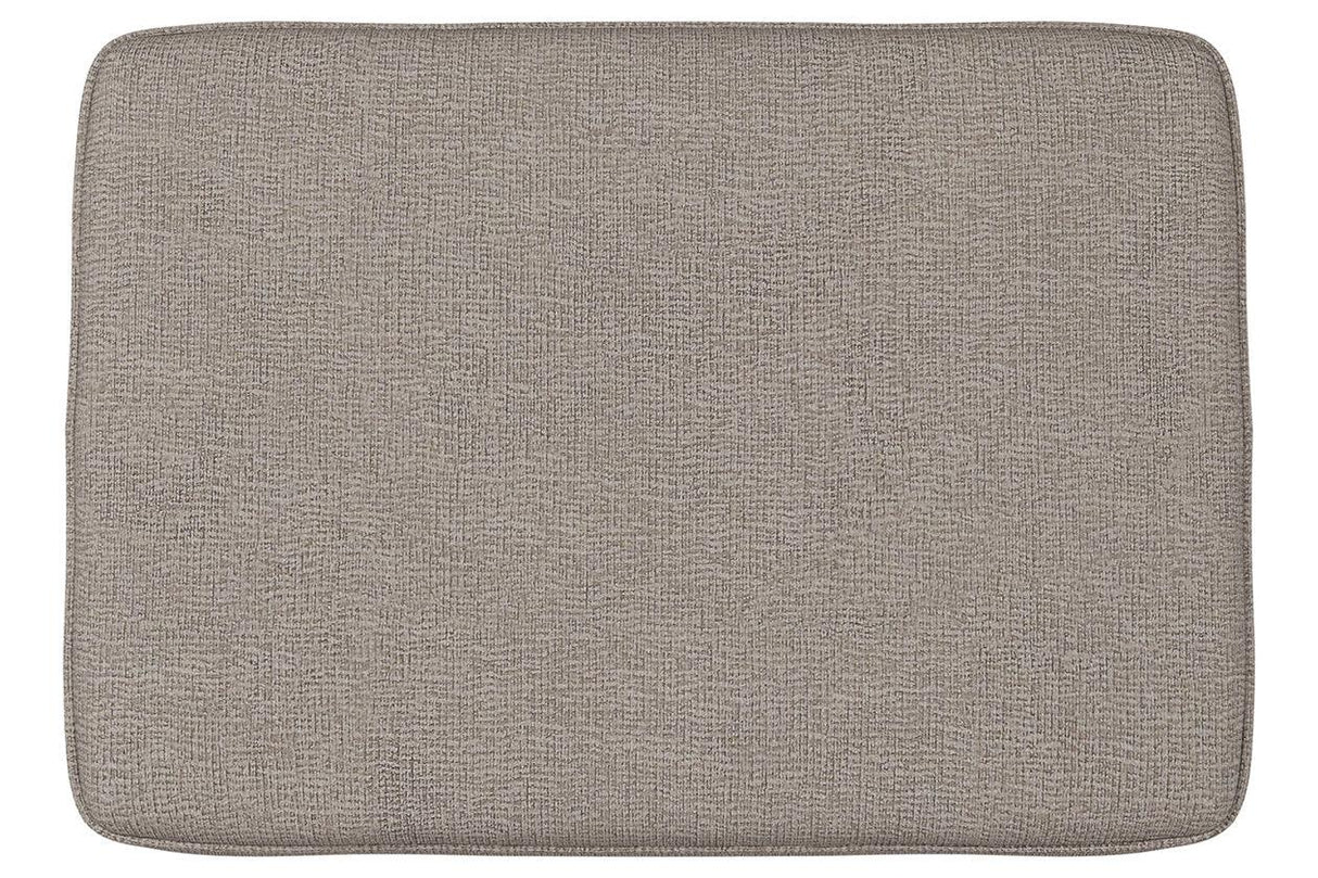 Greaves Stone Ottoman by Ashley at Eve Furniture
