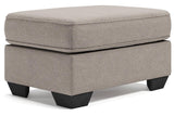 Greaves Stone Ottoman by Ashley at Eve Furniture