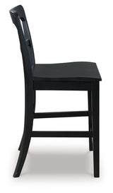 Greddinton Black Barstool (Set of 2) by Ashley at Eve Furniture