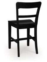 Greddinton Black Counter Height Barstool, Set of 2 by ASHLEY FURNITURE at Eve Furniture
