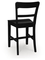 Greddinton Black Counter Height Barstool, Set of 2 by ASHLEY FURNITURE at Eve Furniture