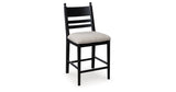 Greddinton Black Counter Height Barstool, Set of 2 by ASHLEY FURNITURE at Eve Furniture