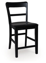 Greddinton Black Counter Height Barstool, Set of 2 by ASHLEY FURNITURE at Eve Furniture