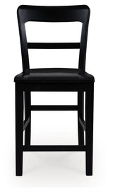 Greddinton Black Counter Height Barstool, Set of 2 by ASHLEY FURNITURE at Eve Furniture