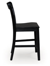 Greddinton Black Counter Height Barstool, Set of 2 by ASHLEY FURNITURE at Eve Furniture