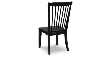 Greddinton Black Dining Chair, Set of 2 by Ashley at Eve Furniture