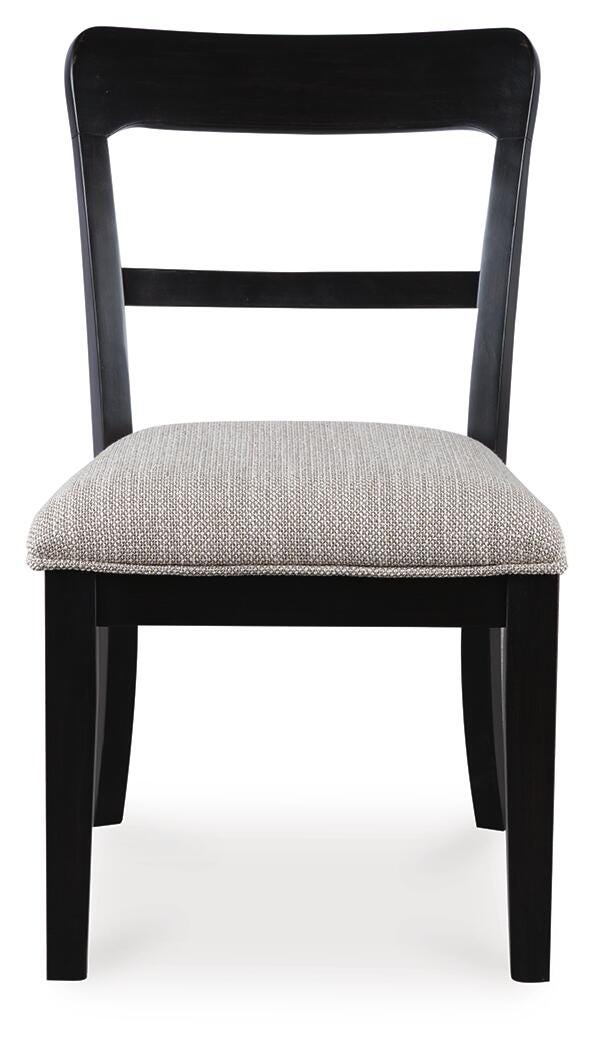 Greddinton Black Dining Chair, Set of 2 by Ashley at Eve Furniture