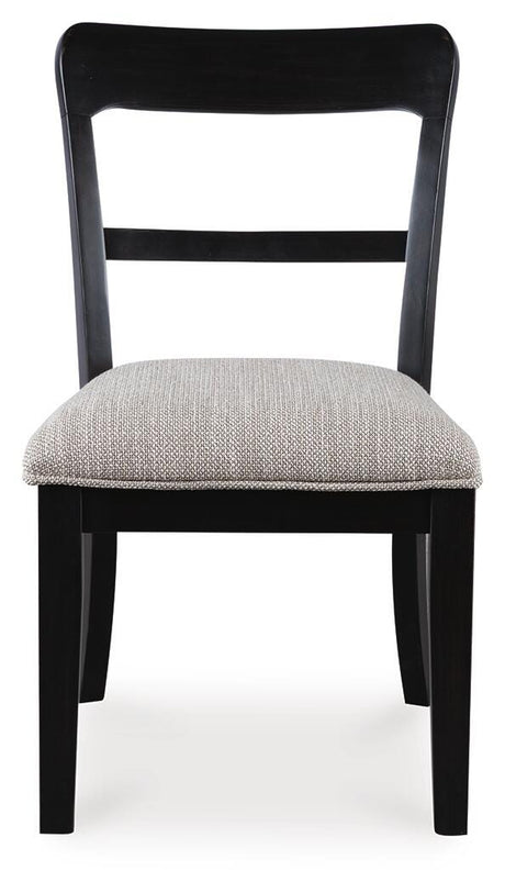 Greddinton Black Dining Chair, Set of 2 by Ashley at Eve Furniture