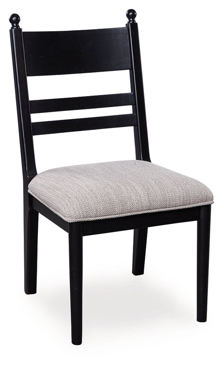 Greddinton Black Dining Chair, Set of 2 by Ashley at Eve Furniture