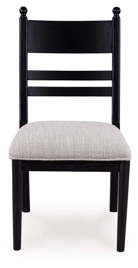 Greddinton Black Dining Chair, Set of 2 by Ashley at Eve Furniture