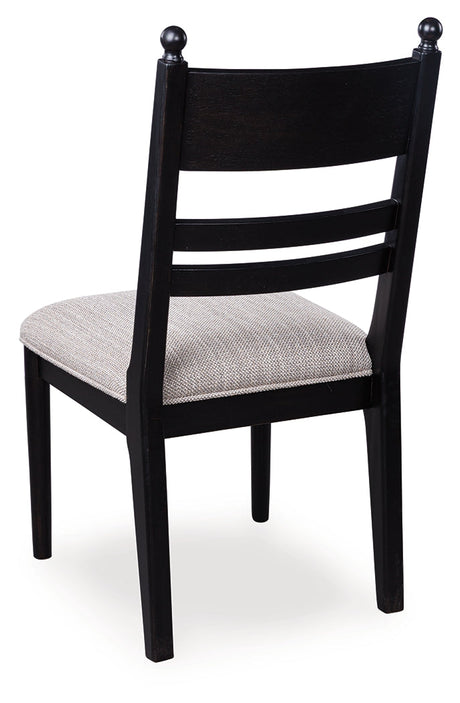 Greddinton Black Dining Chair, Set of 2 by Ashley at Eve Furniture
