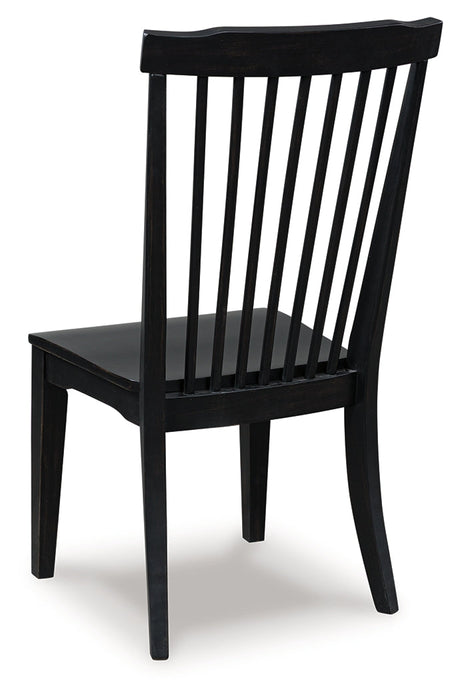 Greddinton Black Dining Chair, Set of 2 by Ashley at Eve Furniture