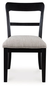 Greddinton Black Dining Chair, Set of 2 by Ashley at Eve Furniture