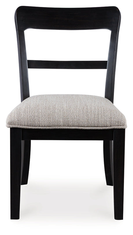 Greddinton Black Dining Chair, Set of 2 by Ashley at Eve Furniture
