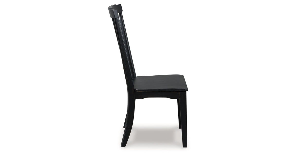 Greddinton Black Dining Chair, Set of 2 by ASHLEY FURNITURE at Eve Furniture