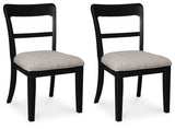 Greddinton Black Dining Chair, Set of 2 by ASHLEY FURNITURE at Eve Furniture