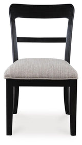 Greddinton Black Dining Chair, Set of 2 by ASHLEY FURNITURE at Eve Furniture