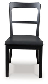 Greddinton Black Dining Chair, Set of 2 by ASHLEY FURNITURE at Eve Furniture
