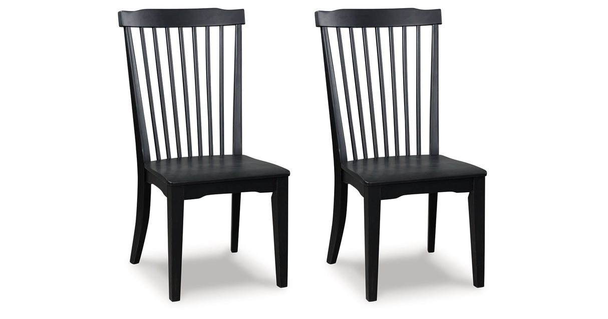 Greddinton Black Dining Chair, Set of 2 by ASHLEY FURNITURE at Eve Furniture