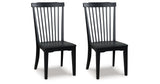 Greddinton Black Dining Chair, Set of 2 by ASHLEY FURNITURE at Eve Furniture
