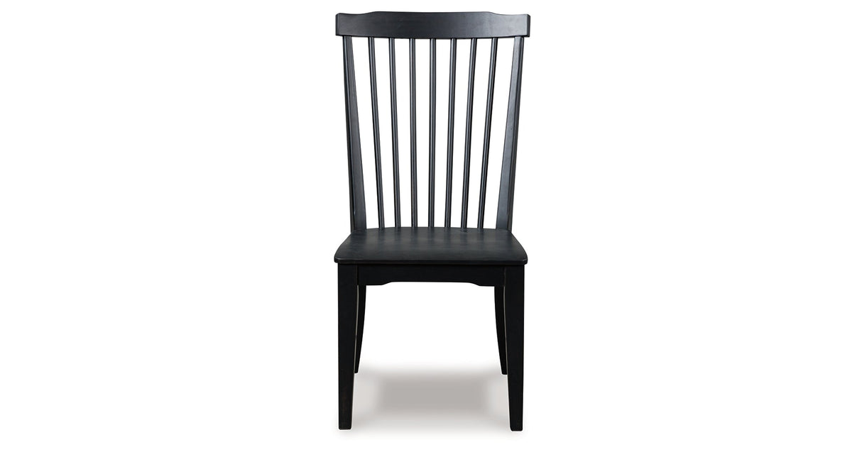 Greddinton Black Dining Chair, Set of 2 by ASHLEY FURNITURE at Eve Furniture