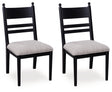 Greddinton Black Dining Chair, Set of 2 by ASHLEY FURNITURE at Eve Furniture