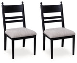 Greddinton Black Dining Chair, Set of 2 by ASHLEY FURNITURE at Eve Furniture