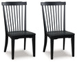 Greddinton Black Dining Chair, Set of 2 by ASHLEY FURNITURE at Eve Furniture