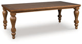 Greddinton Black/Brown Dining Table and 6 Chairs by Ashley at Eve Furniture