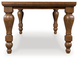 Greddinton Black/Brown Dining Table and 6 Chairs by Ashley at Eve Furniture