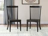 Greddinton Black/Brown Dining Table and 6 Chairs by Ashley at Eve Furniture