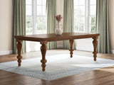 Greddinton Black/Brown Dining Table and 6 Chairs by Ashley at Eve Furniture