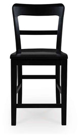 Greddinton Brown & Black Counter Height Set by Ashley at Eve Furniture