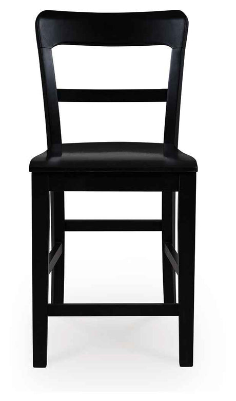 Greddinton Brown & Black Counter Height Set by Ashley at Eve Furniture