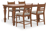Greddinton Brown Counter Height Set by Ashley at Eve Furniture