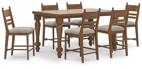 Greddinton Brown Counter Height Set by Ashley at Eve Furniture