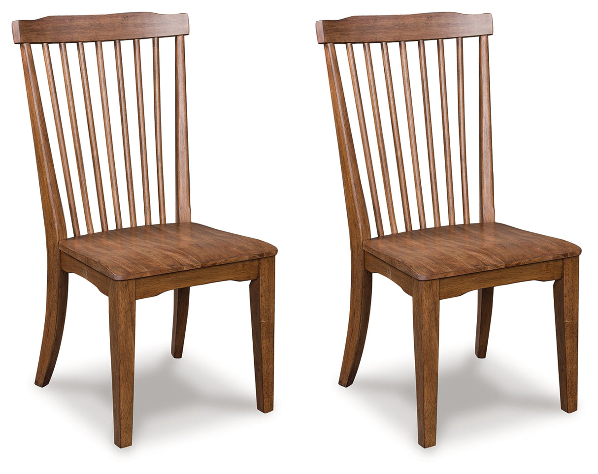 Greddinton Brown Dining Chair, Set of 2 by Ashley at Eve Furniture