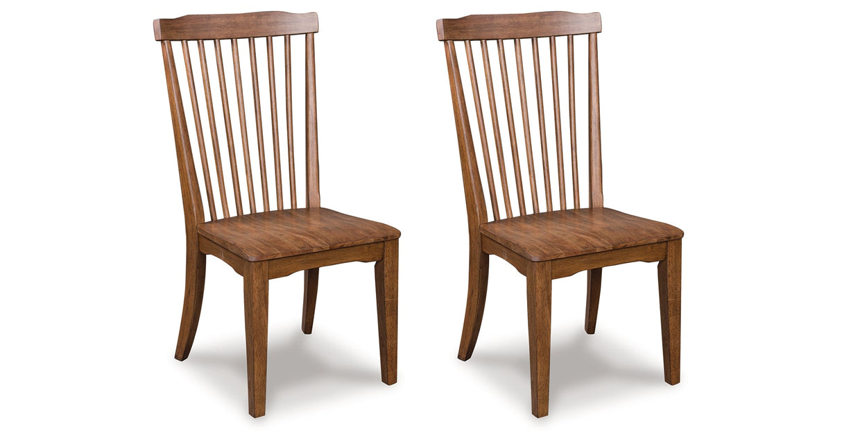 Greddinton Brown Dining Chair, Set of 2 by Ashley at Eve Furniture