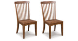 Greddinton Brown Dining Chair, Set of 2 by Ashley at Eve Furniture