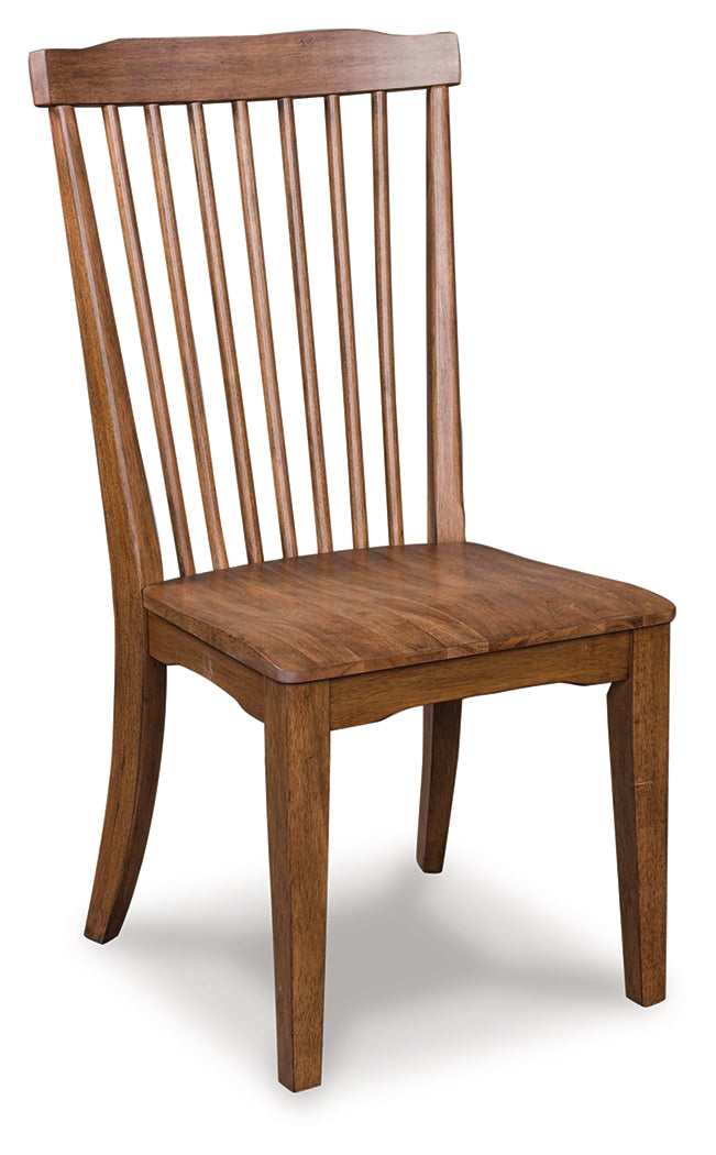 Greddinton Brown Dining Chair, Set of 2 by Ashley at Eve Furniture